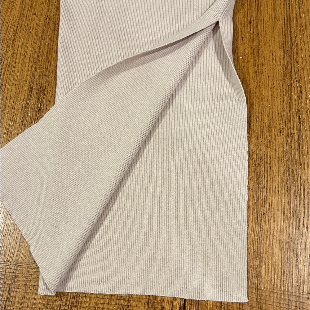 ZESICA Light Tan Ribbed Dress - Picture 6 of 6